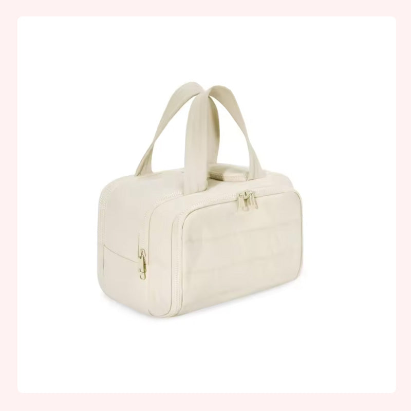 Multiple Zipper Large-Capacity Cosmetic Bag