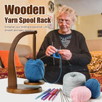 Load image into Gallery viewer, Wooden Yarn Spool Rack
