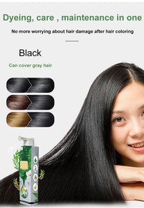 Pure Plant Extract For Grey Hair Color Bubble Dye