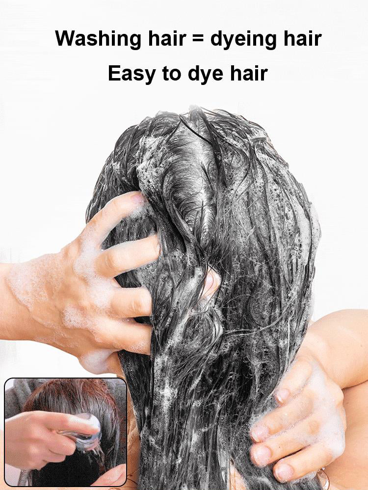 Pure Plant Extract For Grey Hair Color Bubble Dye