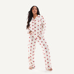 Load image into Gallery viewer, Red Ribbon Soft Pajamas Set
